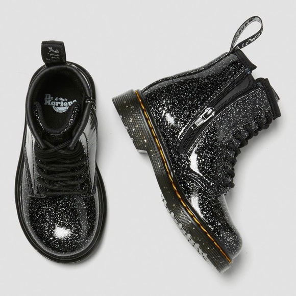 Dr. Martens - TODDLER 1460 GLITTER LACE UP BOOTS - Size 7 - Excellent Condition - Picture 7 of 13
